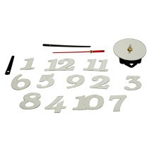Zegar srebrny 12h