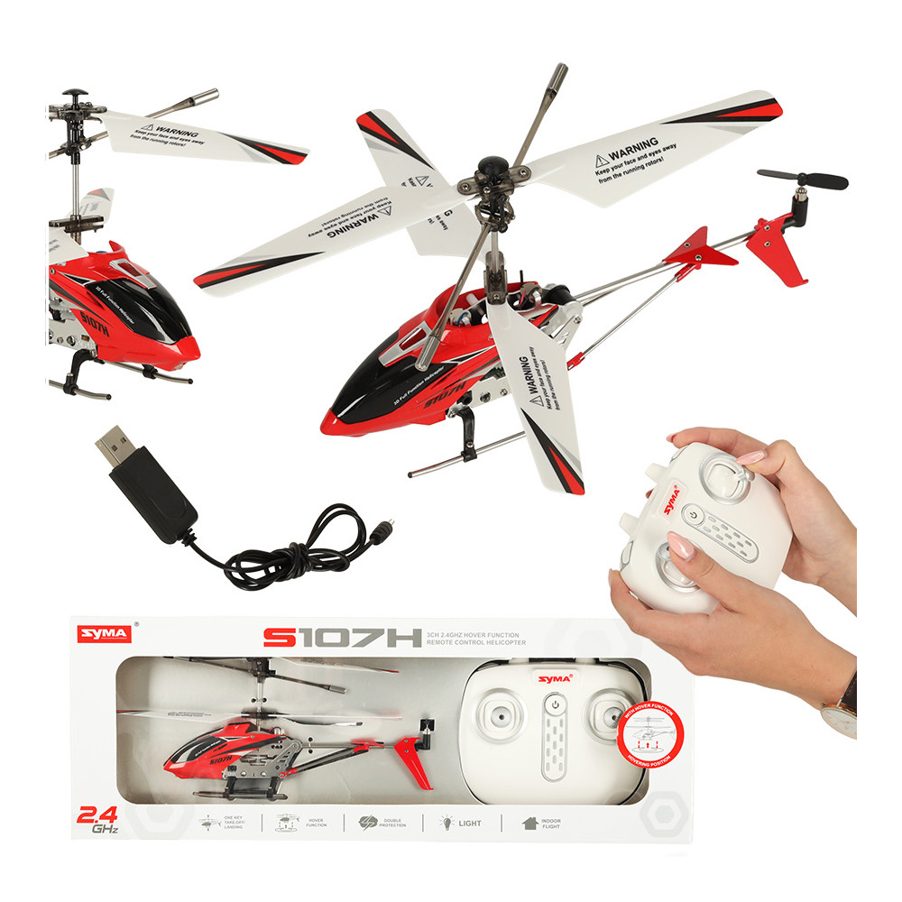 Helikopter Syma czerwony
