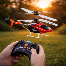 Helikopter Syma czerwony