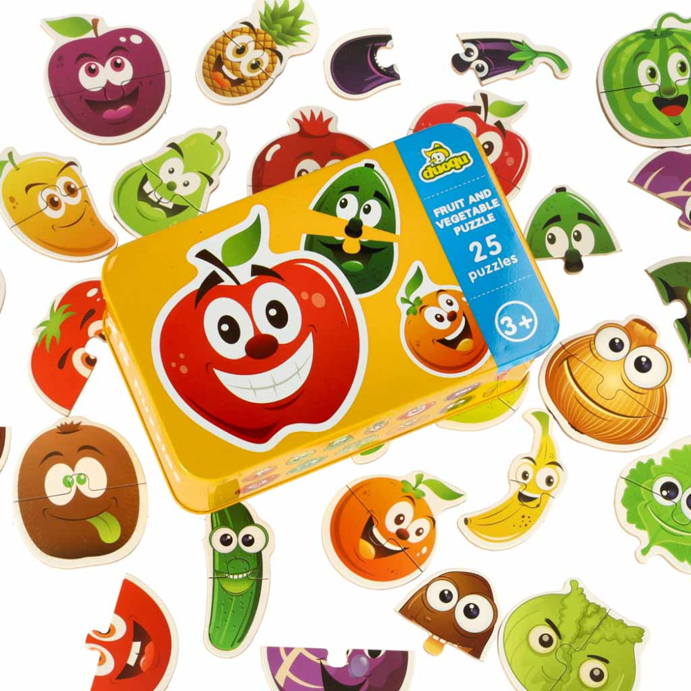 Puzzle owoce 50