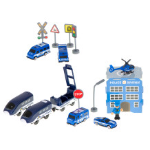 Kolejka elektryczna policja