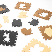 Mata beżowa puzzle