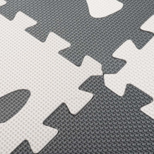 Mata puzzle szara
