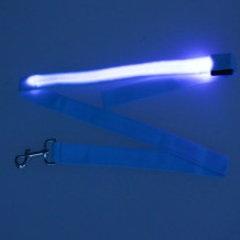 Smycz LED niebieska