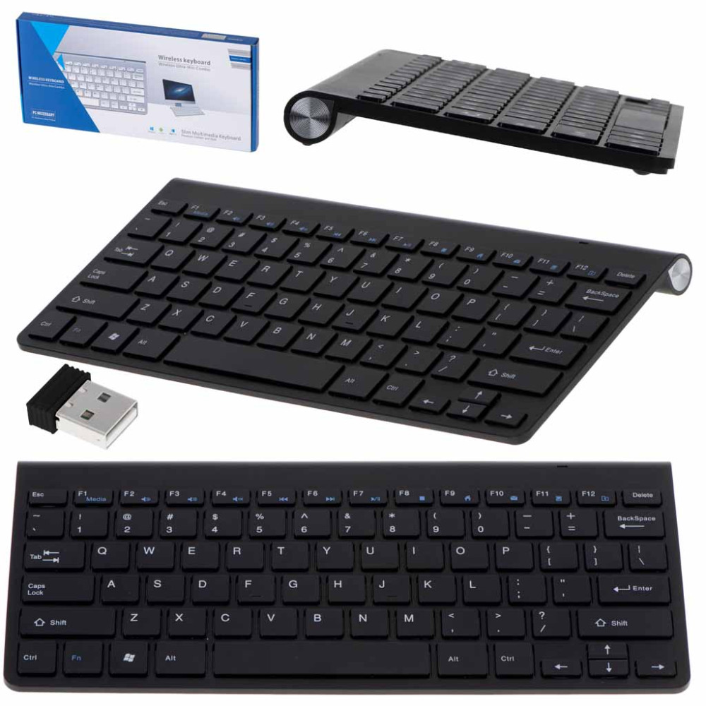 Klawiatura Smart TV czarna