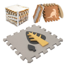 Mata puzzle brązowa