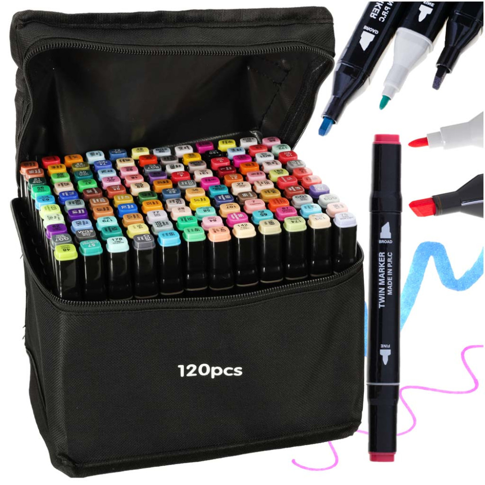 Markery 120szt