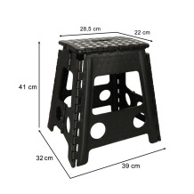 Taboret antypoślizgowy czarny