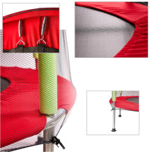 Trampolina 140cm czerwona