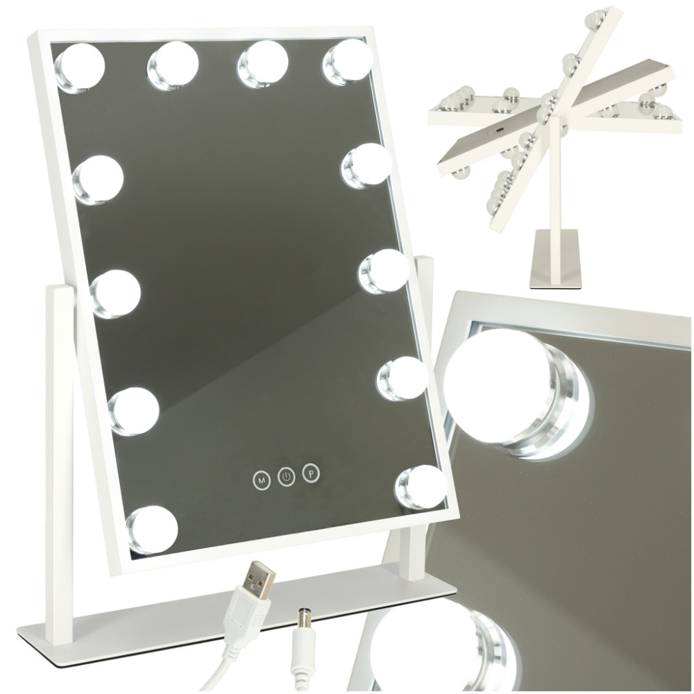 Lusterko Hollywood 12 LED