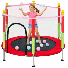 Trampolina 140cm czerwona