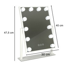 Lusterko Hollywood 12 LED