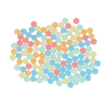 Kulki multicolor 550szt
