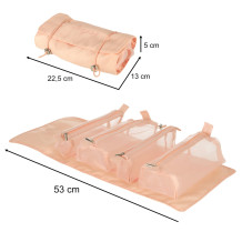 Kosmetyczka różowa 4w1