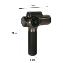 Masażer pistolet LED