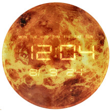 Zegar Mars LED