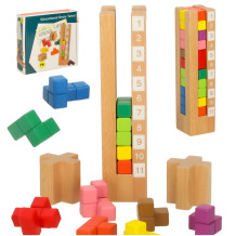 Klocki Montessori drewniane