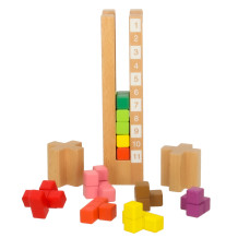 Klocki Montessori drewniane