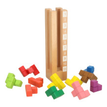 Klocki Montessori drewniane