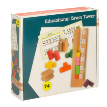 Klocki Montessori drewniane