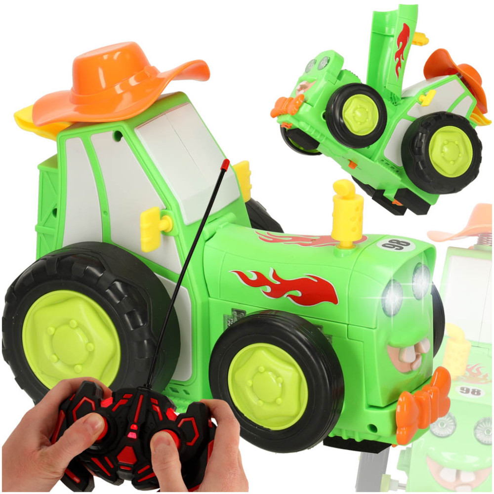 Traktor RC zielony