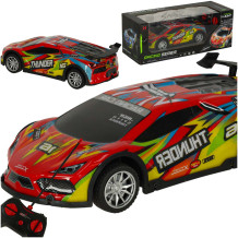 Samochód drift czerwony