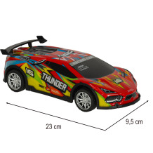 Samochód drift czerwony