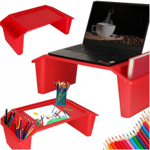Stolik pod laptopa czerwony