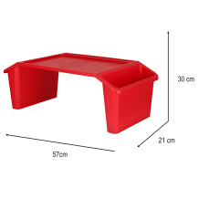 Stolik pod laptopa czerwony