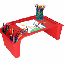 Stolik pod laptopa czerwony