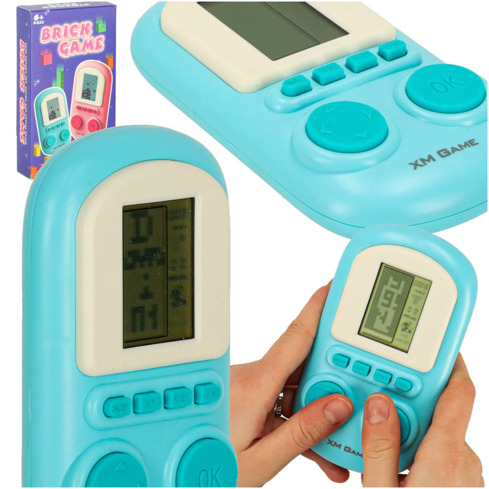 Konsola retro niebieska