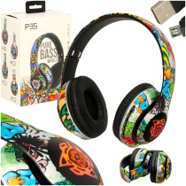 Słuchawki Bluetooth RGB