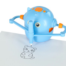 Robot rysujący niebieski