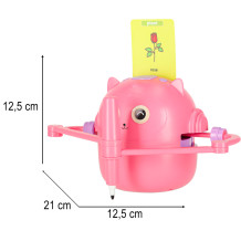 Robot rysujący różowy