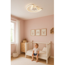 Lampa plafon księżyc