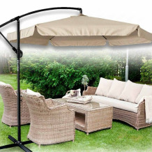 Parasol LUARO 290cm beż