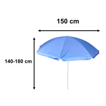 Parasol niebieski 150cm