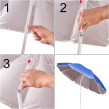Parasol niebieski 150cm