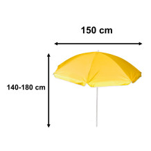 Parasol żółty 150cm
