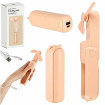 Wentylator USB różowy