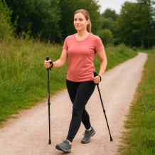 Kijki trekkingowe czarne