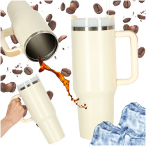 Kubek termiczny 1200ml kremowy