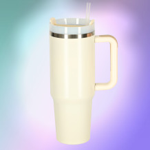 Kubek termiczny 1200ml kremowy