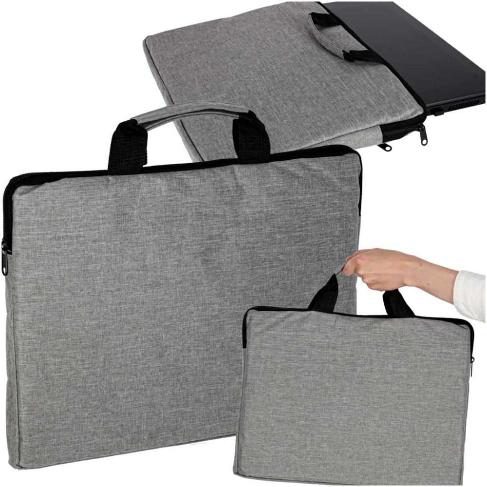 Teczka na laptopa szara