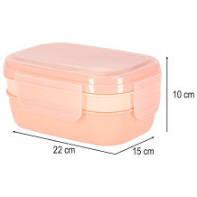 Lunch box 1900ml pomarańczowy