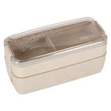 Lunch box 750ml beżowy