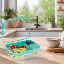 Lunch box 2200ml miętowy