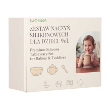 Naczynia silikonowe krab różowe