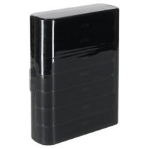 Organizer na tabletki czarny