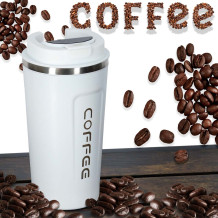 Kubek podróżny LED biały